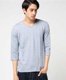 【A VONTADE】ア ボンタージ/ 3/4 SLEEVE TRIM V-NECK