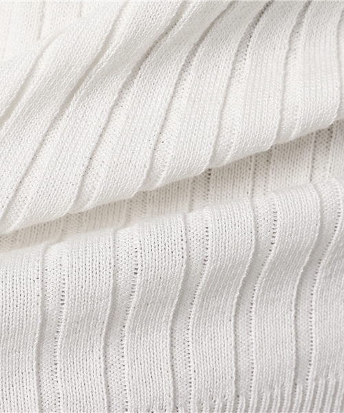 INGNI（イング）の「『MORE6月号掲載商品』12Gリブ5分袖ニット/レディーストップス-2017SS-（ニット/セーター・レディース・ブラック/ピンク系その他/その他/ラベンダー/マスタード/ブラウン/レッド/オフホワイト・MEDIUM）」の12枚目の写真