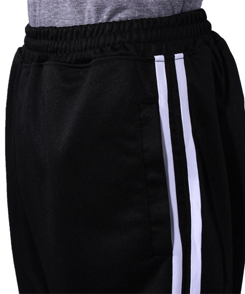 8(eight)(エイト)の「ジャージ スキニーパンツ ブラック スリムパンツ トラックパンツ(チノパンツ・メンズ・C/A/B・MEDIUM/LARGE)」の13枚目の写真