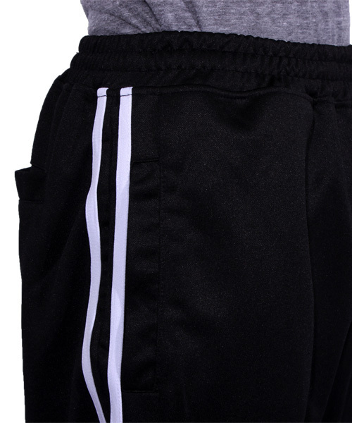 8(eight)(エイト)の「ジャージ スキニーパンツ ブラック スリムパンツ トラックパンツ(チノパンツ・メンズ・C/A/B・MEDIUM/LARGE)」の14枚目の写真