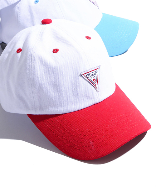 Guess（ゲス）の「∴WEGO/GUESS別注LOWキャップ（キャップ・メンズ・ブルー/ブラック/レッド・FREE）」の3枚目の写真