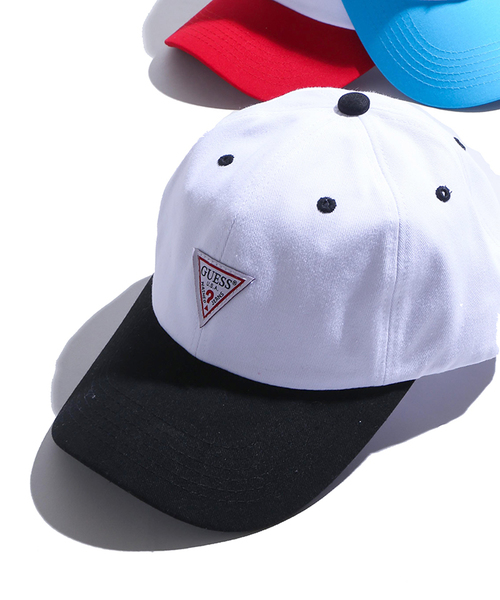 Guess（ゲス）の「∴WEGO/GUESS別注LOWキャップ（キャップ・メンズ・ブルー/ブラック/レッド・FREE）」の2枚目の写真