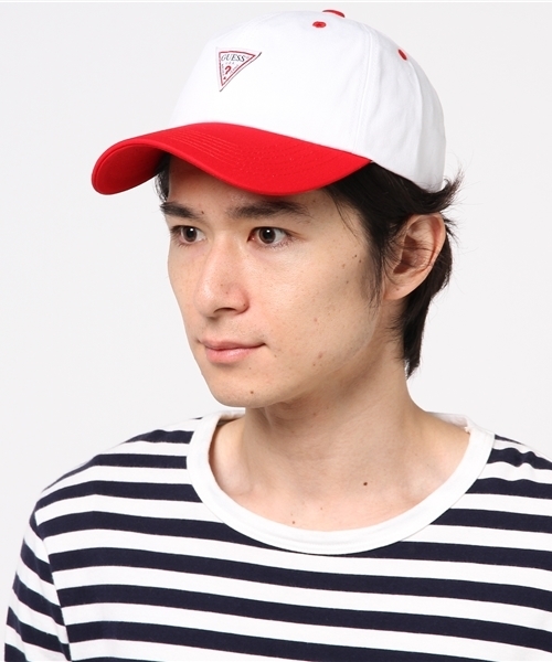 Guess（ゲス）の「∴WEGO/GUESS別注LOWキャップ（キャップ・メンズ・ブルー/ブラック/レッド・FREE）」の9枚目の写真