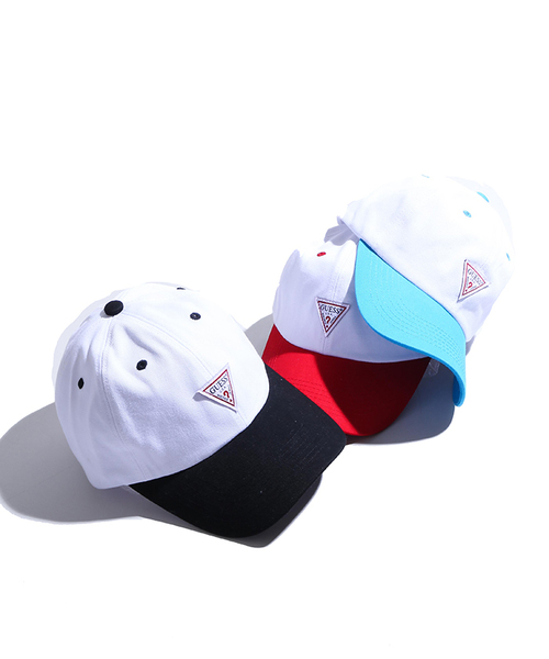 Guess（ゲス）の「∴WEGO/GUESS別注LOWキャップ（キャップ・メンズ・ブルー/ブラック/レッド・FREE）」の16枚目の写真