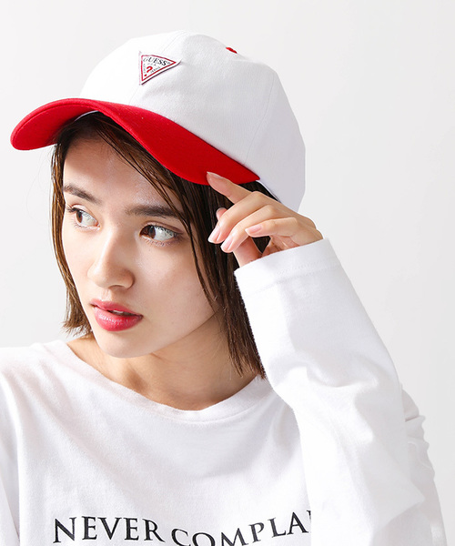 Guess（ゲス）の「∴WEGO/GUESS別注LOWキャップ（キャップ・メンズ・ブルー/ブラック/レッド・FREE）」の11枚目の写真