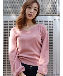 dazzlin | ハートシェイプニットトップス(ニット/セーター)