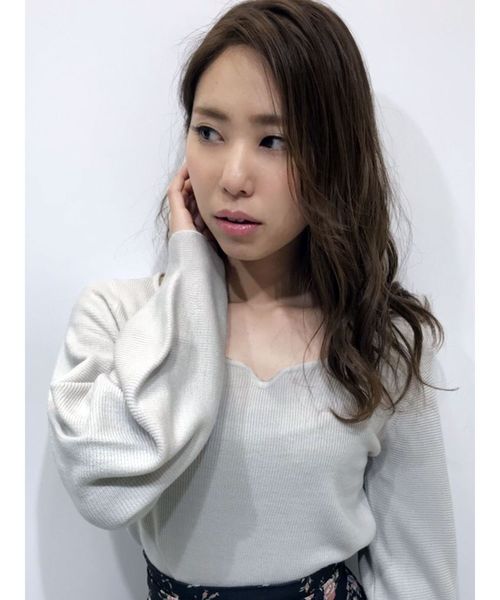 dazzlin（ダズリン）の「ハートシェイプニットトップス（ニット/セーター・レディース・ピンク/ブラウン/オフホワイト/マスタード/パープル/ライトグレー・FREE）」の3枚目の写真