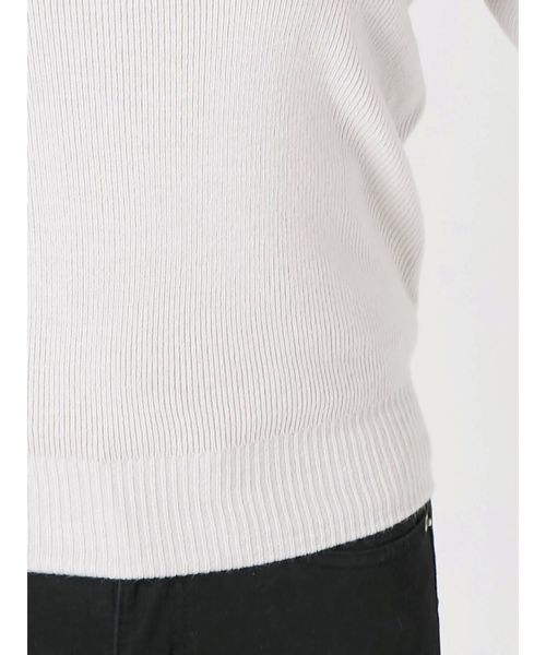 dazzlin（ダズリン）の「ハートシェイプニットトップス（ニット/セーター・レディース・ピンク/ブラウン/オフホワイト/マスタード/パープル/ライトグレー・FREE）」の7枚目の写真