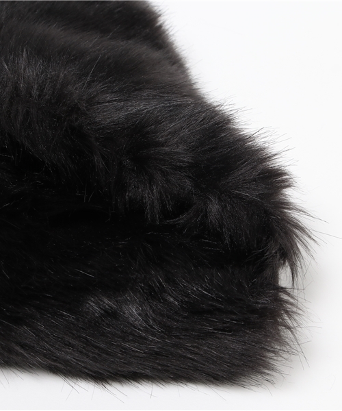 ZUCCa（ズッカ）の「ファースヌード（ストール/ショール・レディース・ダークブラウン/ブラック・FREE）」の3枚目の写真