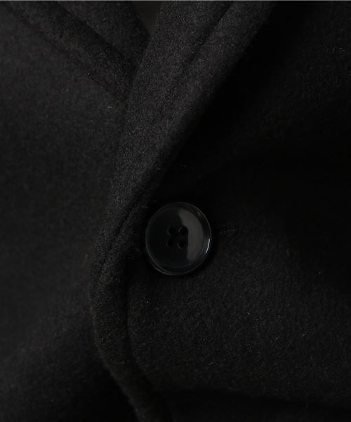 niko and...（ニコアンド）の「Nメルトンチェスターコート【niko and ...】（チェスターコート・メンズ・ブラウン/ブラック/チャコール・LARGE/MEDIUM）」の10枚目の写真