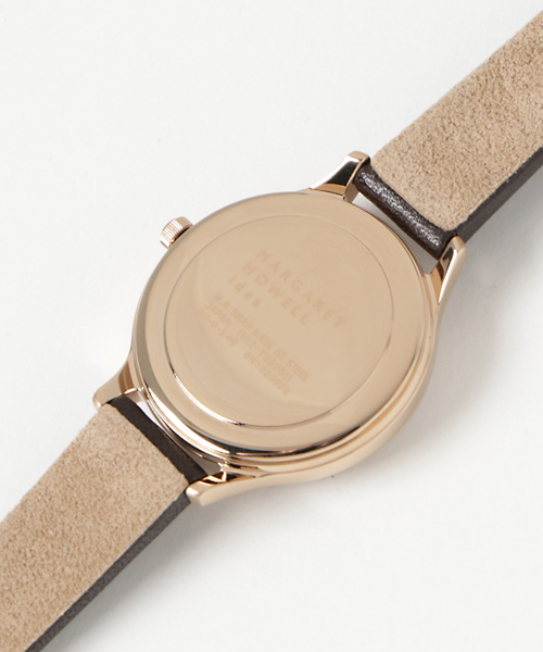 MARGARET HOWELL（マーガレットハウエル）の「DAY DATE WATCH（アナログ腕時計・レディース・ダークブラウン・FREE）」の3枚目の写真
