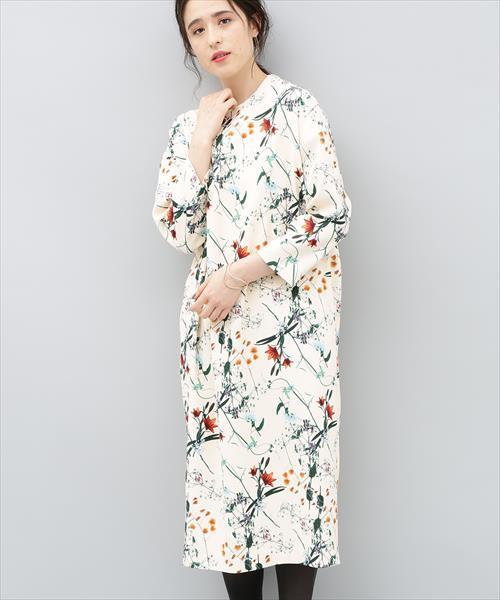 Adam Et Rope アダムエロペ の Azu Kimura Adam Et Rope Flower Printed Dress ワンピース Wear