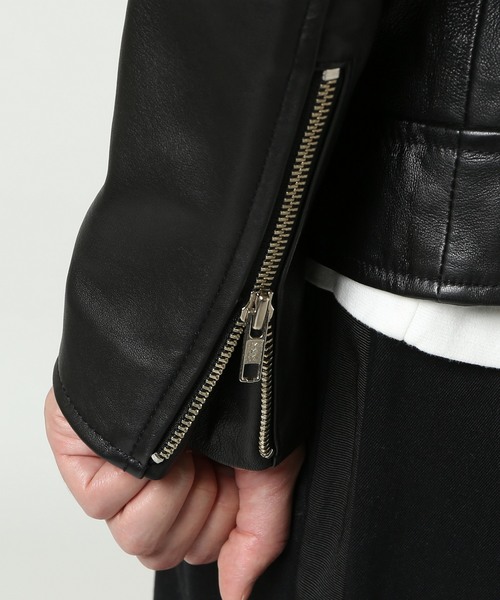 JOURNAL STANDARD（ジャーナルスタンダード）の「ラムレザーダブルライダース　#（ライダースジャケット・メンズ・ブラック・SMALL/MEDIUM/LARGE）」の10枚目の写真
