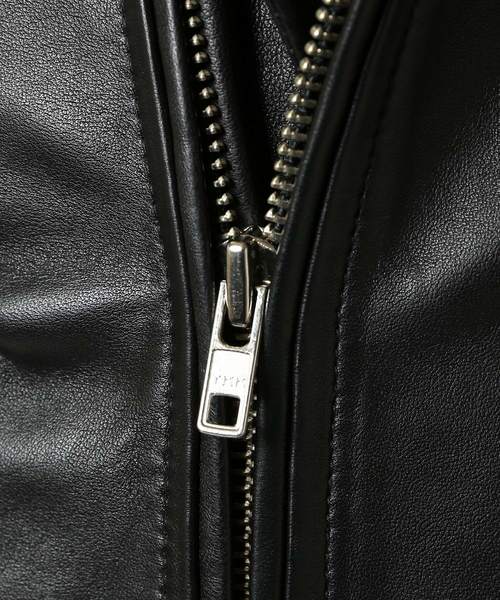 JOURNAL STANDARD（ジャーナルスタンダード）の「ラムレザーダブルライダース　#（ライダースジャケット・メンズ・ブラック・SMALL/MEDIUM/LARGE）」の5枚目の写真