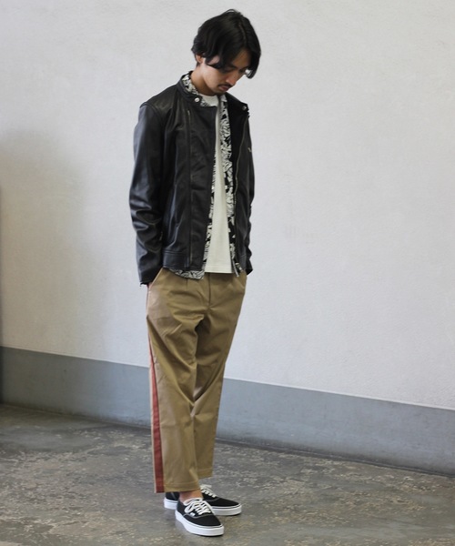 JOURNAL STANDARD（ジャーナルスタンダード）の「ラムレザーダブルライダース　#（ライダースジャケット・メンズ・ブラック・SMALL/MEDIUM/LARGE）」の3枚目の写真