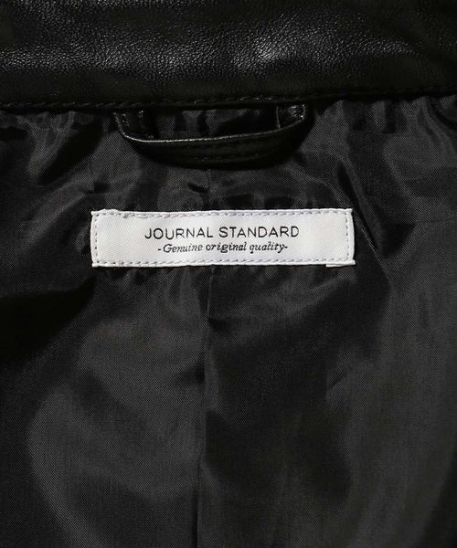 JOURNAL STANDARD（ジャーナルスタンダード）の「ラムレザーダブルライダース　#（ライダースジャケット・メンズ・ブラック・SMALL/MEDIUM/LARGE）」の22枚目の写真