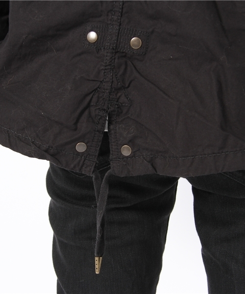 goa（ゴア）の「ラクーンファー付ショートモッズコート（モッズコート