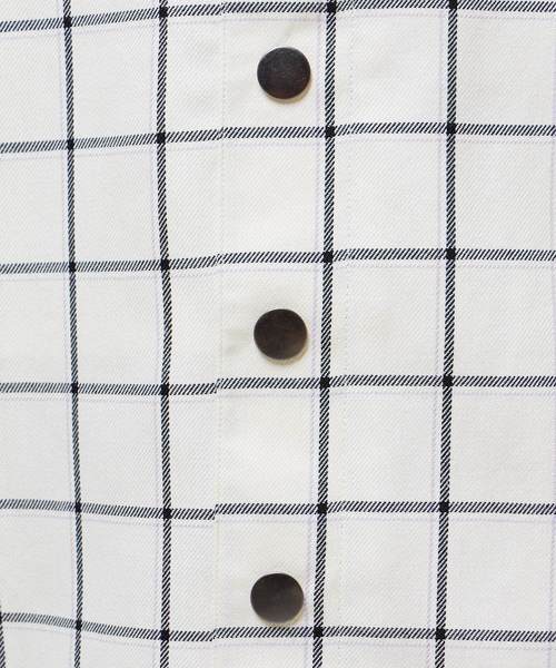 natural couture(ナチュラルクチュール)の「ウインドペンチェックスカート(スカート・レディース・ホワイト/グレー/ベージュ・FREE)」の7枚目の写真