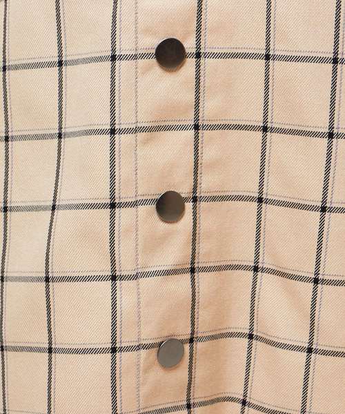 natural couture(ナチュラルクチュール)の「ウインドペンチェックスカート(スカート・レディース・ホワイト/グレー/ベージュ・FREE)」の14枚目の写真