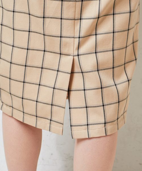 natural couture(ナチュラルクチュール)の「ウインドペンチェックスカート(スカート・レディース・ホワイト/グレー/ベージュ・FREE)」の22枚目の写真