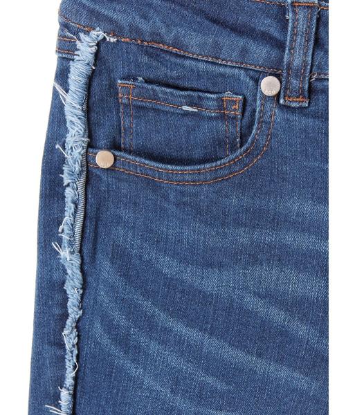 koe(コエ)の「デニムサイドフリンジスキニーパンツ ○(デニムパンツ・レディース・インディゴブルー/ライトインディゴブルー・S/M/L)」の17枚目の写真