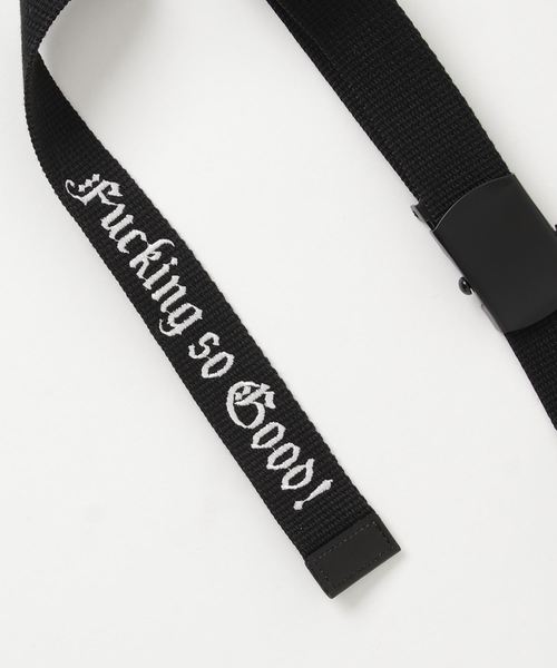 AZUL by moussy（アズールバイマウジー）の「so good ロングテープベルト（ベルト・メンズ・ブラック・FREE）」の2枚目の写真