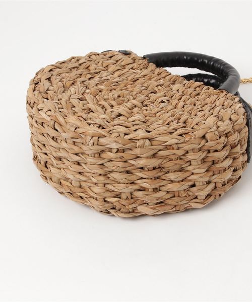 RIVE DROITE（リヴドロワ）の「ラウンド型カゴバッグ（かごバッグ・レディース・ベージュ・FREE）」の2枚目の写真