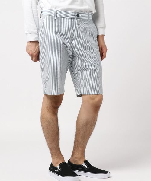 BROOKS BROTHERS(ブルックスブラザーズ)の「Red Fleece コットン シアサッカーストライプ プレーンフロント 9inショーツ(その他パンツ・メンズ・ブルー/グリーン・29inch/30inch/31inch/32inch/33inch/34inch)」の10枚目の写真