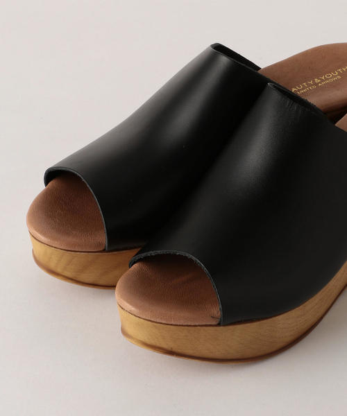 BEAUTY&YOUTH UNITED ARROWS（ビューティーアンドユースユナイテッドアローズ）の「BY シンプルウエッジサンダル（サンダル・レディース・ブラウン/ブラック・38/36/37/35/39）」の7枚目の写真