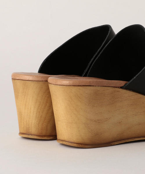 BEAUTY&YOUTH UNITED ARROWS（ビューティーアンドユースユナイテッドアローズ）の「BY シンプルウエッジサンダル（サンダル・レディース・ブラウン/ブラック・38/36/37/35/39）」の6枚目の写真