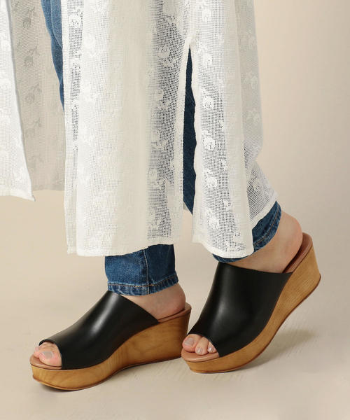 BEAUTY&YOUTH UNITED ARROWS（ビューティーアンドユースユナイテッドアローズ）の「BY シンプルウエッジサンダル（サンダル・レディース・ブラウン/ブラック・38/36/37/35/39）」の8枚目の写真