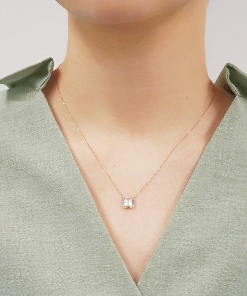 VENDOME AOYAMA（ヴァンドーム青山）の「K18ピンクゴールド シェル×クォーツネックレス（ネックレス・レディース・ストーン・40cm）」の3枚目の写真