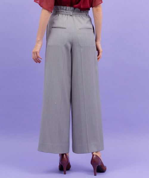 UNITED TOKYO(ユナイテッドトウキョウ)の「ワンタックワイドパンツ(その他パンツ・レディース・アイボリー/パープル/ネイビー/グレー・1/2)」の18枚目の写真