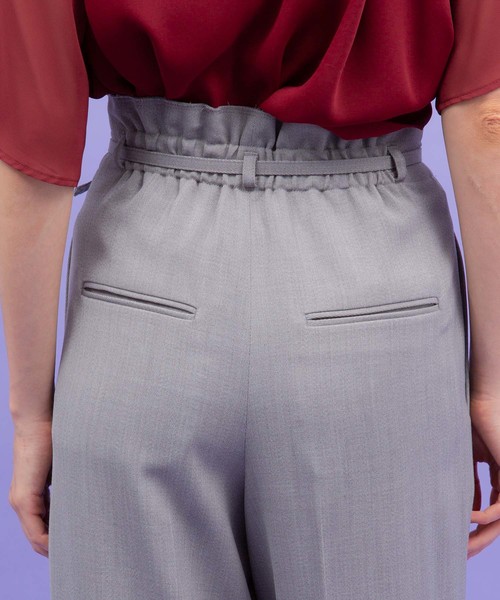 UNITED TOKYO(ユナイテッドトウキョウ)の「ワンタックワイドパンツ(その他パンツ・レディース・アイボリー/パープル/ネイビー/グレー・1/2)」の14枚目の写真