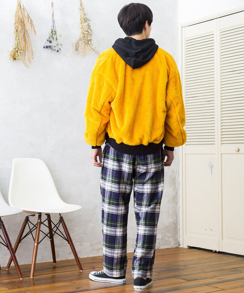 WEGO(ウィゴー)の「WEGO/タータンチェックイージーパンツ(その他パンツ・メンズ・ベージュ系その他2/グリーン系その他2・LARGE/MEDIUM)」の12枚目の写真