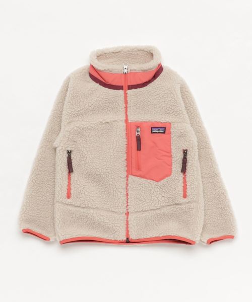 patagonia（パタゴニア）の「patagonia/ パタゴニア Kids Retro-X Jaket（ナイロンジャケット・キッズ・ネイビー/ピンク・SMALL/X-SMALL）」の2枚目の写真