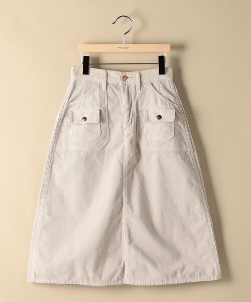 Wrangler（ラングラー）の「＜Wrangler（ラングラー）＞コーデュロイ ブッシュスカート ◆（スカート・レディース・ライトグレー/ダークブラウン/オレンジ・SMALL/X-SMALL）」の13枚目の写真