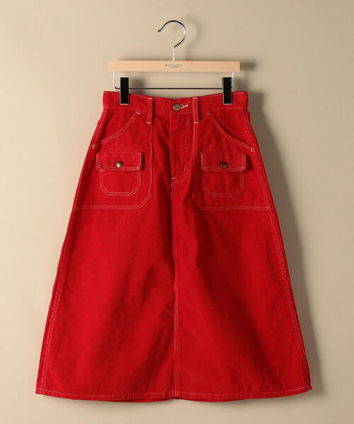 Wrangler（ラングラー）の「＜Wrangler（ラングラー）＞コーデュロイ ブッシュスカート ◆（スカート・レディース・ライトグレー/ダークブラウン/オレンジ・SMALL/X-SMALL）」の6枚目の写真