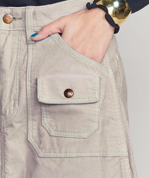 Wrangler（ラングラー）の「＜Wrangler（ラングラー）＞コーデュロイ ブッシュスカート ◆（スカート・レディース・ライトグレー/ダークブラウン/オレンジ・SMALL/X-SMALL）」の14枚目の写真