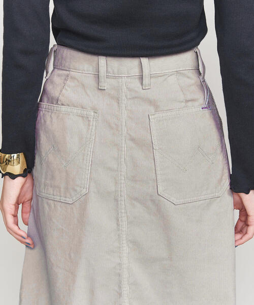 Wrangler（ラングラー）の「＜Wrangler（ラングラー）＞コーデュロイ ブッシュスカート ◆（スカート・レディース・ライトグレー/ダークブラウン/オレンジ・SMALL/X-SMALL）」の20枚目の写真