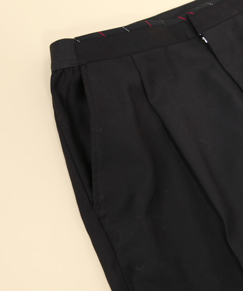 And A（アンドエー）の「T/Rクロップドパンツ（スラックス・レディース・ブラック/グレー・36/38）」の8枚目の写真