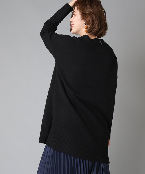 RIVE DROITE（リヴドロワ）の「ラム100V/Nチュニックニット（ニット/セーター・レディース・ライトグレー/ブラック/オフホワイト・FREE）」の13枚目の写真