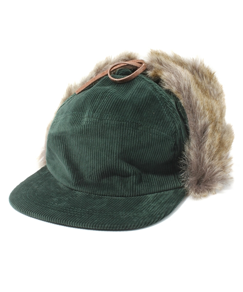 BEAMS BOY（ビームスボーイ）の「□BEAMS BOY / コーデュロイ ハンティングキャップ（キャップ・レディース・レッド/ダークグリーン/ライトブルー・ONE SIZE）」の2枚目の写真