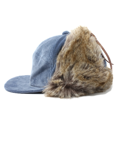 BEAMS BOY（ビームスボーイ）の「□BEAMS BOY / コーデュロイ ハンティングキャップ（キャップ・レディース・レッド/ダークグリーン/ライトブルー・ONE SIZE）」の4枚目の写真