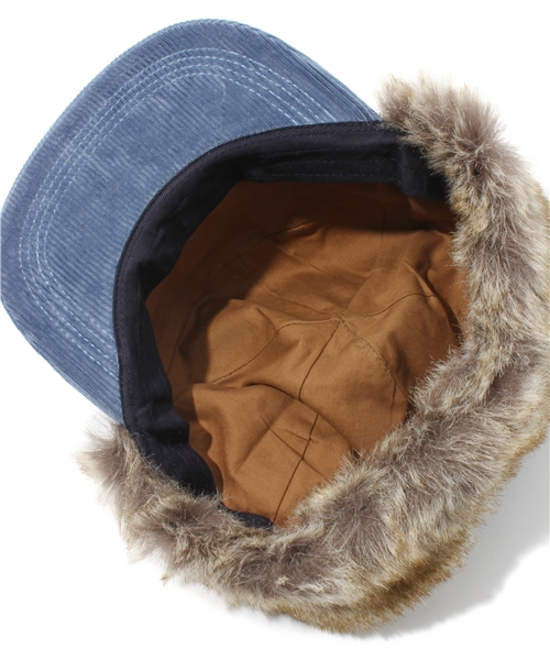 BEAMS BOY（ビームスボーイ）の「□BEAMS BOY / コーデュロイ ハンティングキャップ（キャップ・レディース・レッド/ダークグリーン/ライトブルー・ONE SIZE）」の7枚目の写真