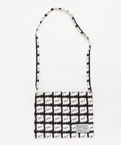 FABRICK(ファブリック)の「FABRICK Masanao Hirayama SACOCHE BLK/WHT(ショルダーバッグ・メンズ・ブラック×ホワイト・FREE)」の1枚目の写真