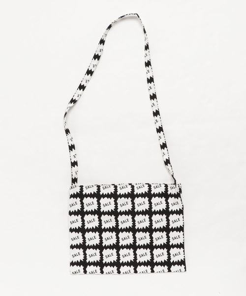 FABRICK(ファブリック)の「FABRICK Masanao Hirayama SACOCHE BLK/WHT(ショルダーバッグ・メンズ・ブラック×ホワイト・FREE)」の3枚目の写真