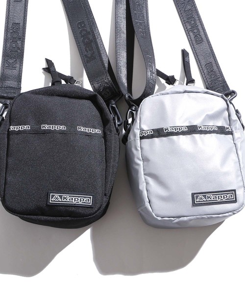 Kappa(カッパ)の「∴WEGO/Kappa別注ミニマムショルダーバッグ(ショルダーバッグ・メンズ・ブラック/シルバー・FREE)」の14枚目の写真