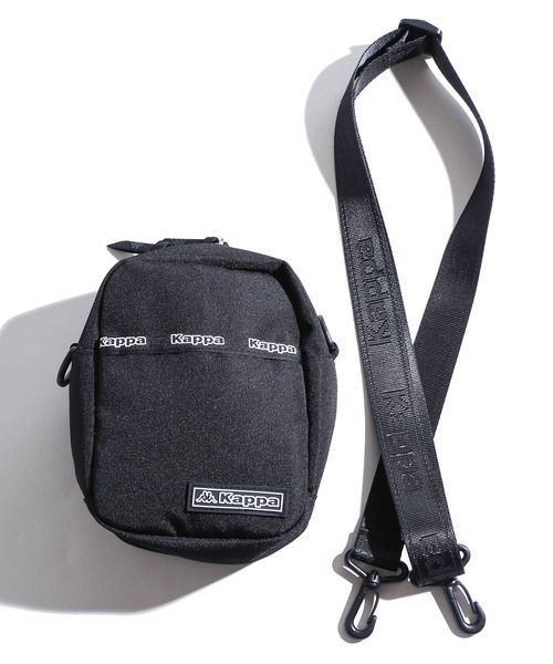 Kappa(カッパ)の「∴WEGO/Kappa別注ミニマムショルダーバッグ(ショルダーバッグ・メンズ・ブラック/シルバー・FREE)」の10枚目の写真