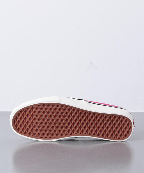 VANS（バンズ）の「＜VANS（バンズ）＞ スリッポン スニーカー◆（スリッポン・メンズ・ダークグリーン/ライム/レッド・8/7h/7/9/8h/9h/10）」の7枚目の写真